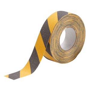 Brady, Anti-Skid Tape, Striped, Black and Yellow