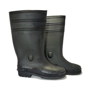 White Rubber Boots Size: 12