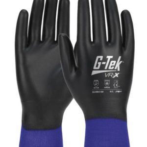 Gloves, G-Tek VR-X Nylon with Polyurethane Coating, 33-VRX180