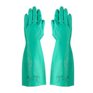 Gloves, Nitrile, Ansell, Sol-vex, 13"L, 37-175