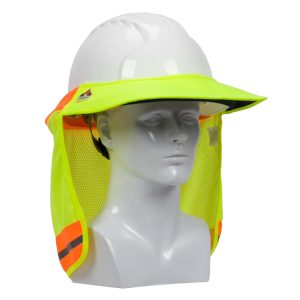 Ez Cool, FR Treated Hi-Vis Hard Hat Visor and Neck Shade 396-801FR