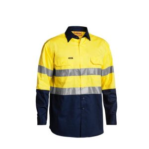 Bisley Men's Long Sleeves Polo Shirt With Collar, BS6896_TT01