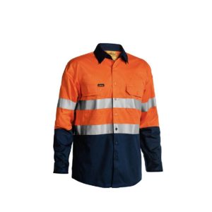 Bisley Men's Long Sleeves Polo Shirt With Collar, BS6896_TT02