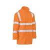 Bisley Taped Hi Vis PU Rail Wet Weather Jacket, BJ6964T_BVOR
