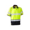 Bisley Taped Hi Vis Polyester Mesh Polo, BK1219T_TT04