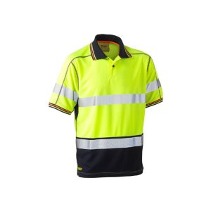 Bisley Taped Hi Vis Polyester Mesh Polo, BK1219T_TT04