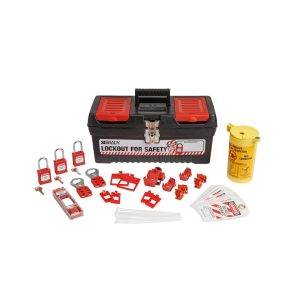 Brady, Electrical Lockout Tagout Kit in Toolbox, 153670