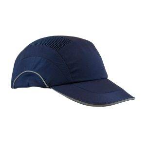 Hardcap A1+ Standard Brim Baseball Style Bump Cap With HDPE Protective Liner, PIP, 282-ABR170-21, Navy Blue