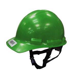 Helmet, Vanguard by Bullard, 6 Pt. Ratchet Suspension, With 3pt. Chinstrap