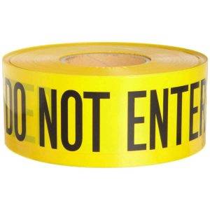 Brady, Barricade Tape, Caution Do Not Enter