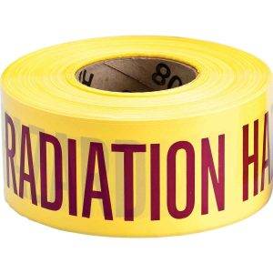 Brady, Barricade Tape, Caution Radiation